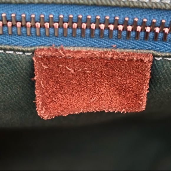 Celine Vintage Spring 2002 Leather Suede Patchwork Floral Shoulderbag Purse - Picture 15 of 15